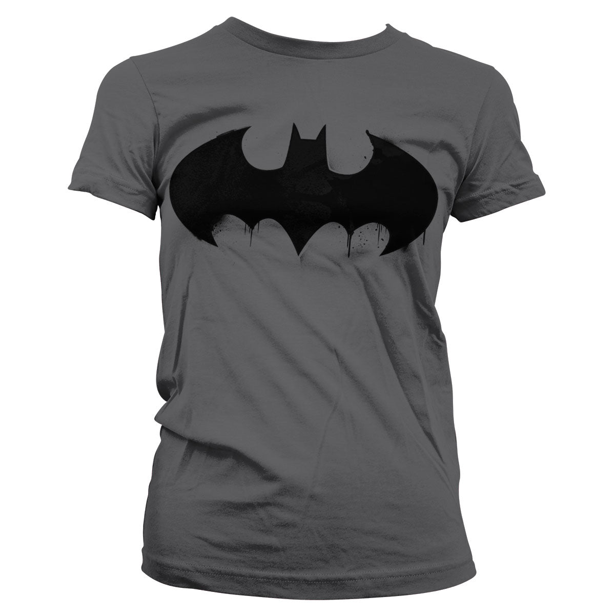 Billede af DC Comics, DC Comics: Batman Inked Logo T-Shirt (Kvinder)