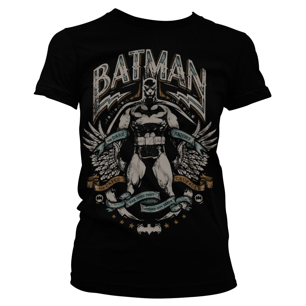Billede af DC Comics, DC Comics: Dark Knight Crusader T-Shirt (Kvinder)