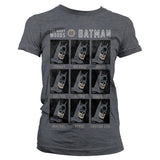 Billede af DC Comics, DC Comics: The Many Moods Of Batman T-Shirt (Kvinder)
