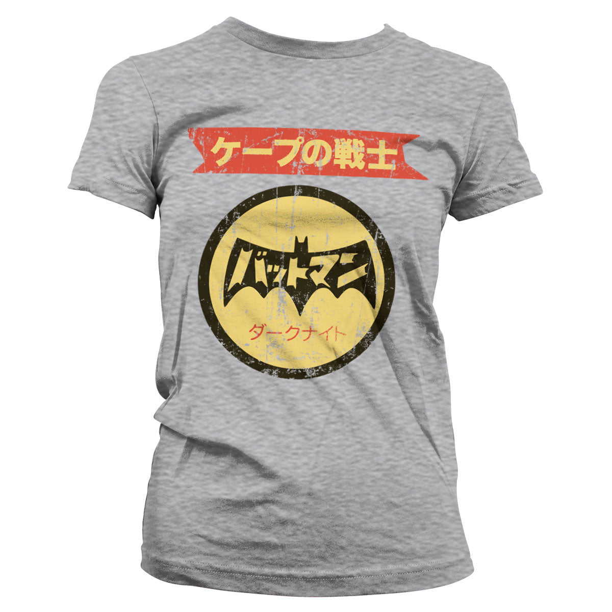 Billede af DC Comics, DC Comics: Batman Japanese Retro Logo T-Shirt (Kvinder)