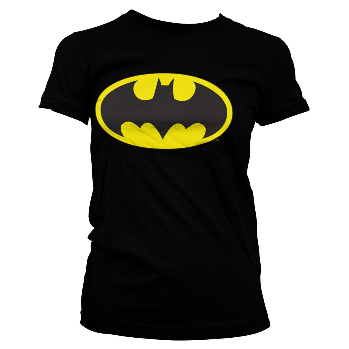 Billede af DC Comics, DC Comics: Batman Signal Logo T-Shirt (Kvinder)
