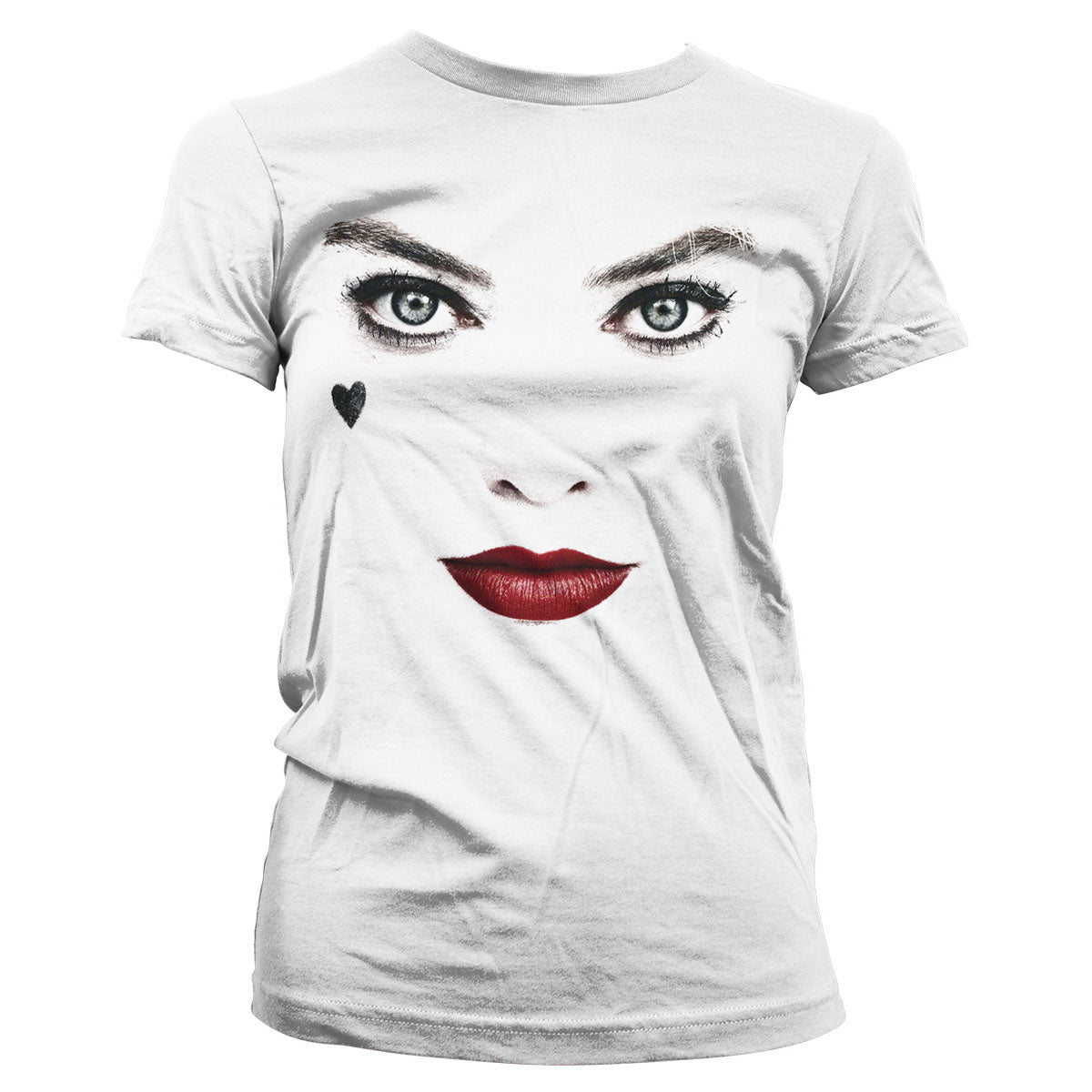 Billede af Birds of Prey, Birds of Prey: Harley Quinn Face-Up T-Shirt (Kvinder)