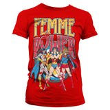 Billede af DC Comics, DC Comics: Femme Power T-Shirt (Kvinder)