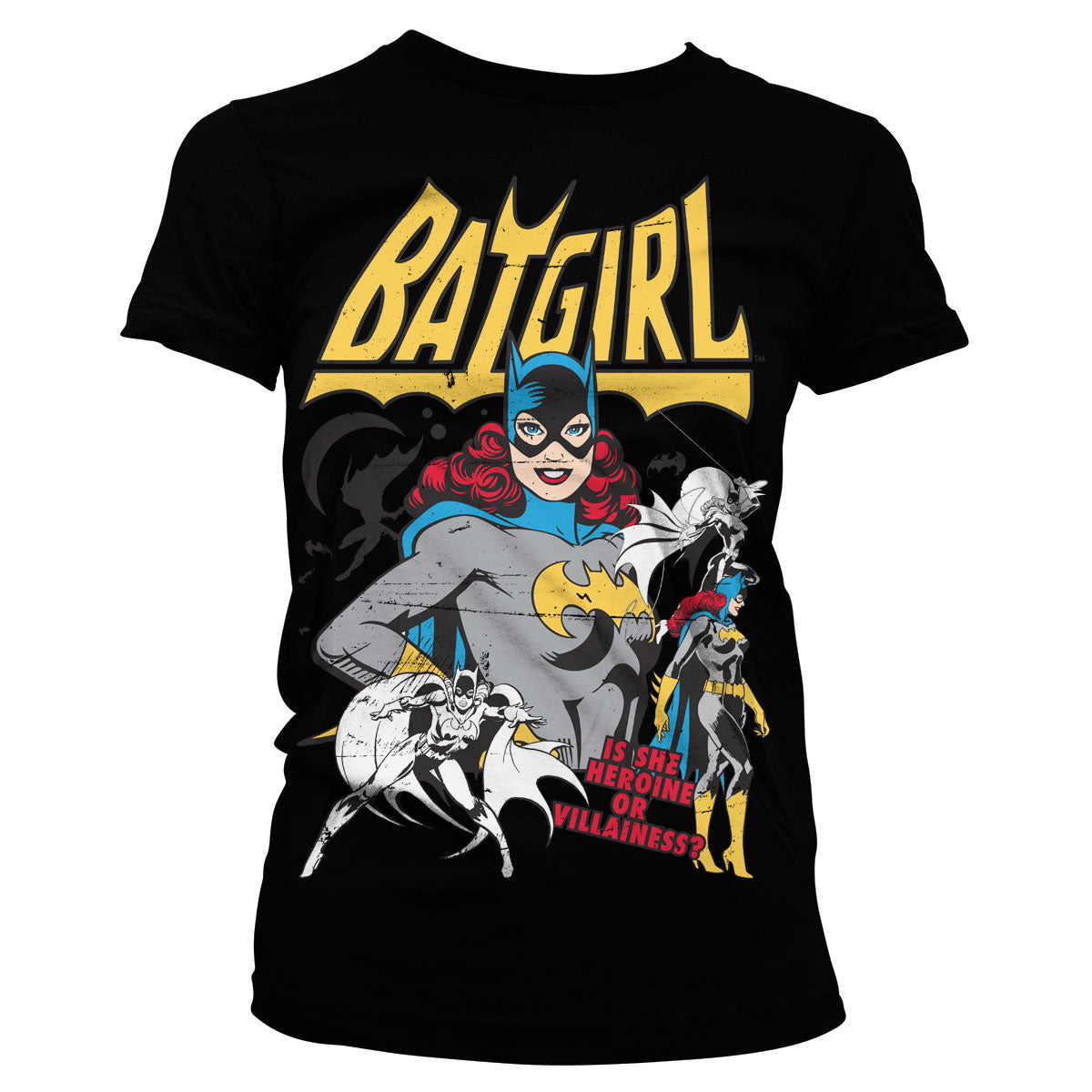 Billede af DC Comics, DC Comics: Batgirl - Hero Or Villain T-Shirt (Kvinder)