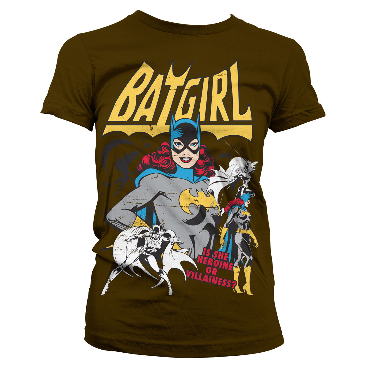 Billede af DC Comics, DC Comics: Batgirl - Hero Or Villain T-Shirt (Kvinder)