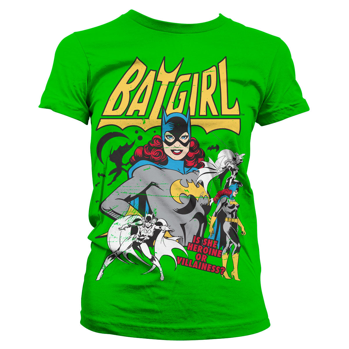 Billede af DC Comics, DC Comics: Batgirl - Hero Or Villain T-Shirt (Kvinder)