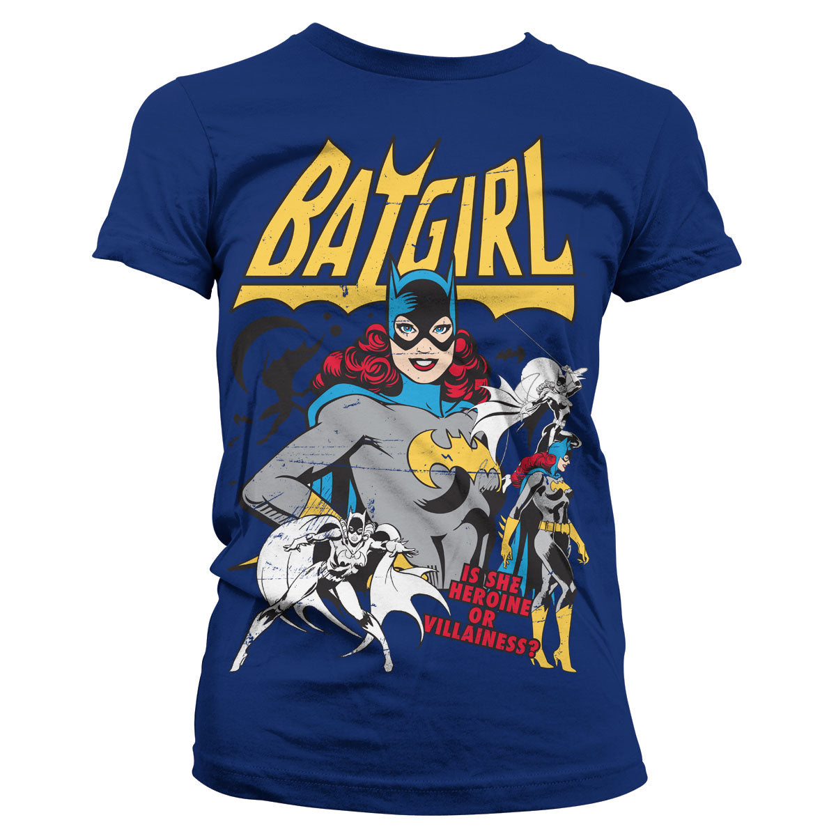 Billede af DC Comics, DC Comics: Batgirl - Hero Or Villain T-Shirt (Kvinder)