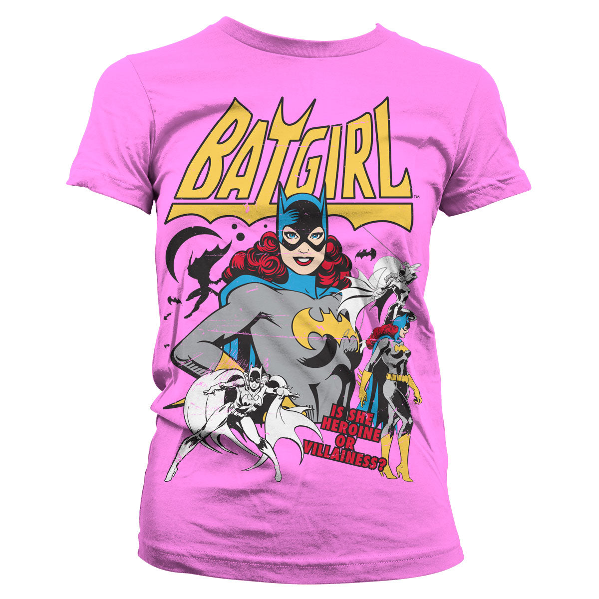 Billede af DC Comics, DC Comics: Batgirl - Hero Or Villain T-Shirt (Kvinder)