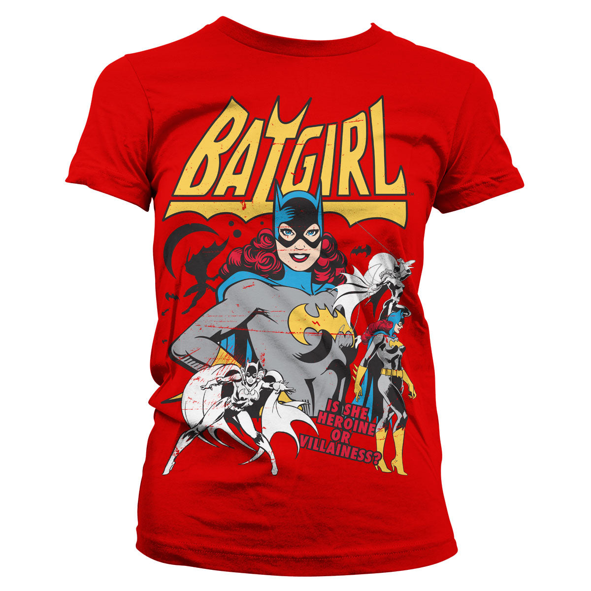 Billede af DC Comics, DC Comics: Batgirl - Hero Or Villain T-Shirt (Kvinder)