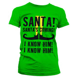 Billede af Elf, Elf: Santa's Coming T-Shirt (Kvinder)