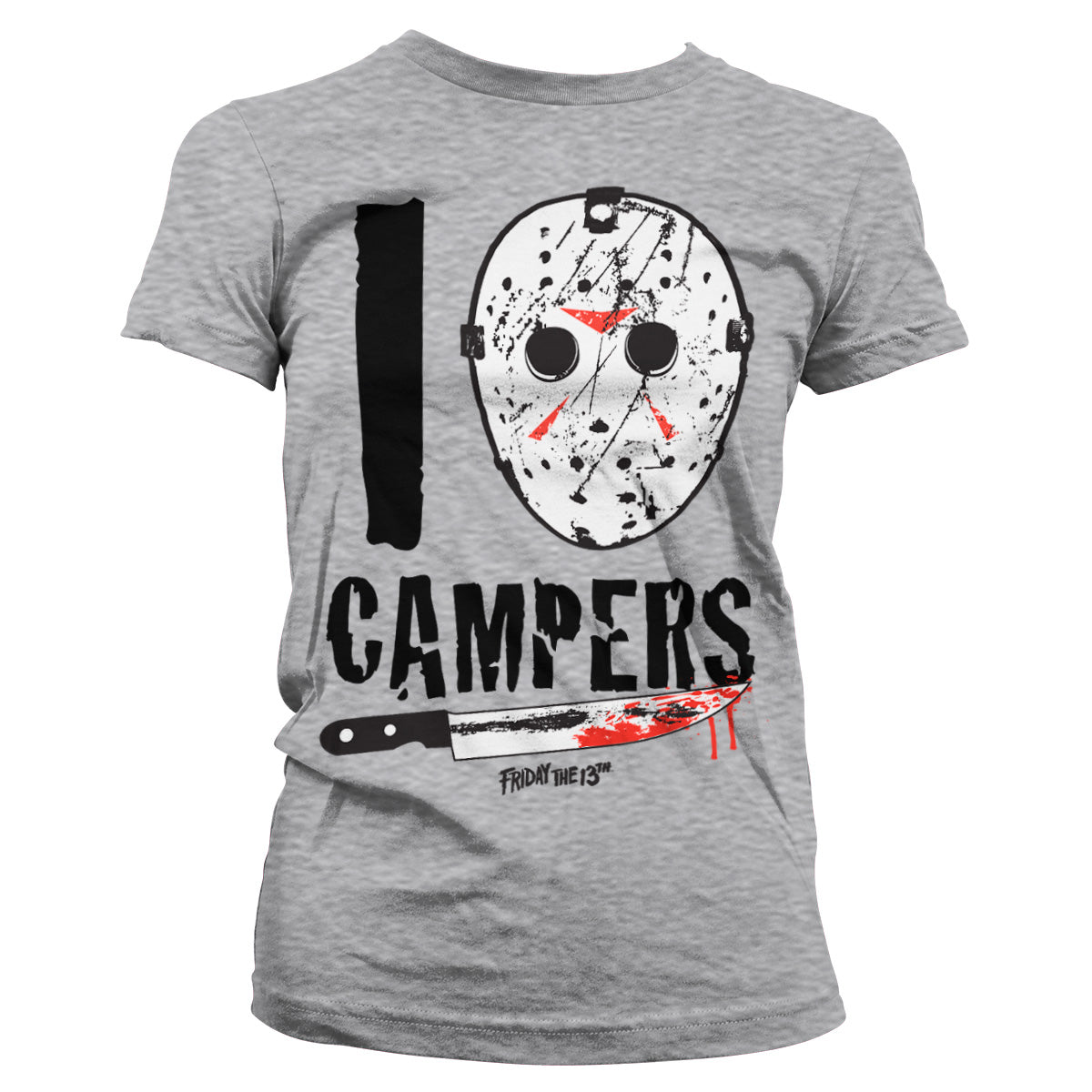 Billede af Friday the 13th, Friday the 13th: I Jason Campers T-Shirt (Kvinder)