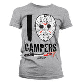 Billede af Friday the 13th, Friday the 13th: I Jason Campers T-Shirt (Kvinder)