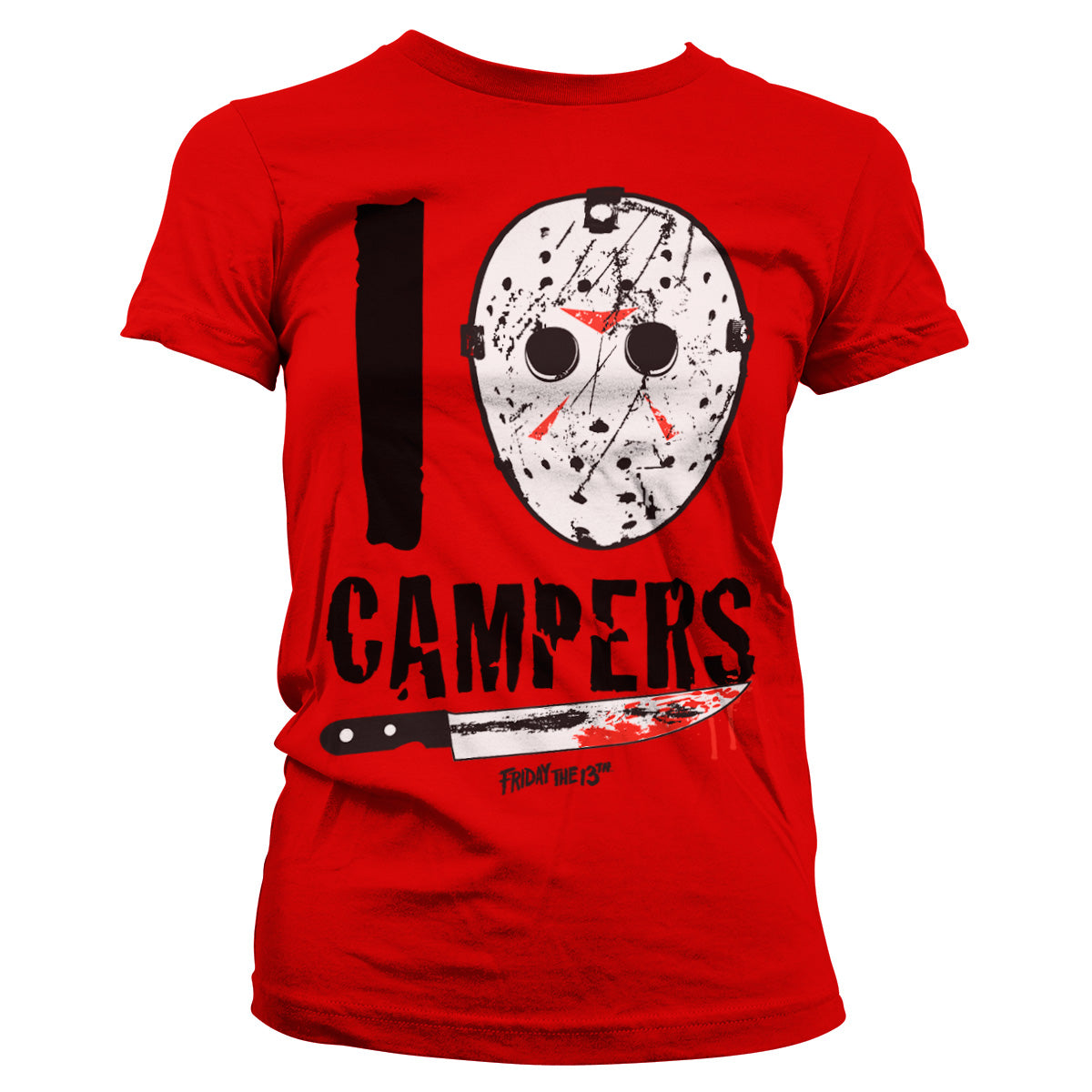 Billede af Friday the 13th, Friday the 13th: I Jason Campers T-Shirt (Kvinder)