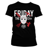 Billede af Friday the 13th, Friday the 13th: The Day Everyone Fears T-Shirt (Kvinder)