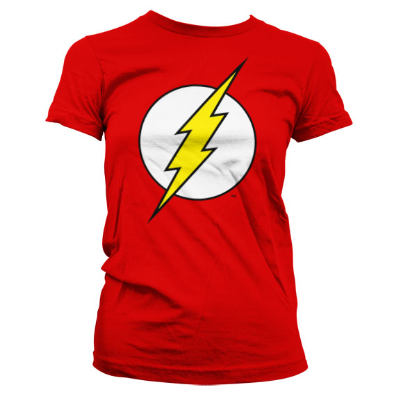 Billede af DC Comics, DC Comics: The Flash Emblem T-shirt (Kvinder)