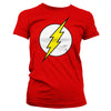 Billede af DC Comics, DC Comics: The Flash Emblem T-shirt (Kvinder)