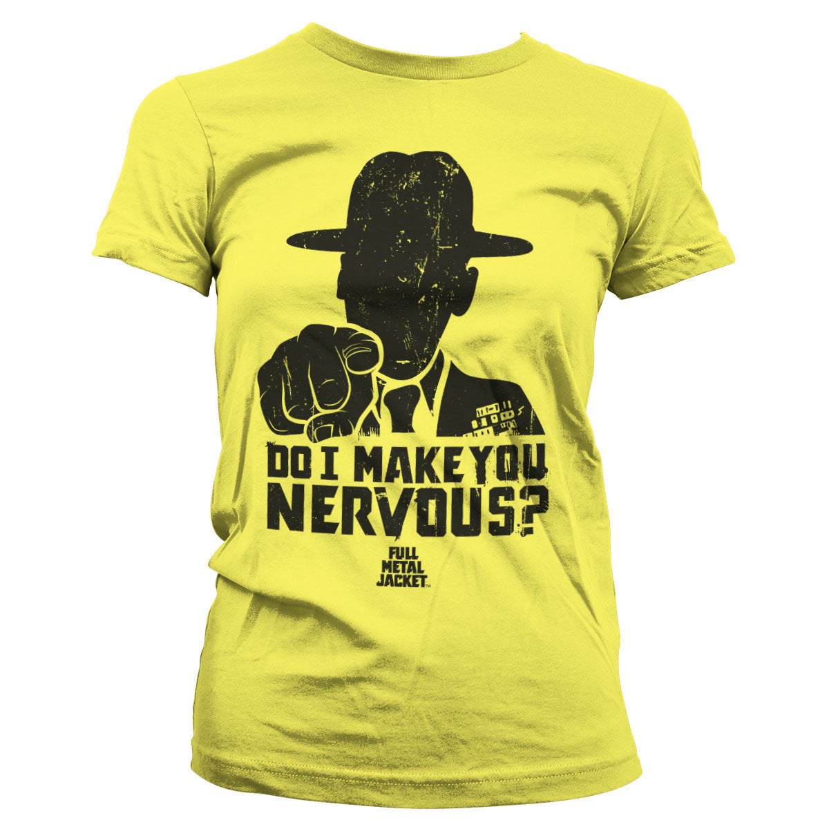 Billede af Full Metal Jacket, Full Metal Jacket: Do I Make You Nervous T-Shirt (Kvinder)