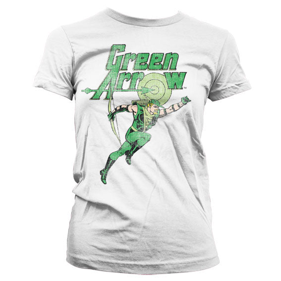 Billede af Green Arrow, Green Arrow: Distressed T-shirt (Kvinder)