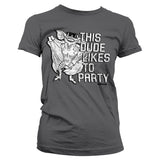 Billede af Gremlins, Gremlins: This Dude Likes To Party T-Shirt (Kvinder)