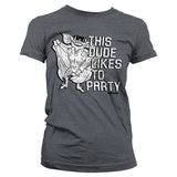 Billede af Gremlins, Gremlins: This Dude Likes To Party T-Shirt (Kvinder)