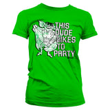 Billede af Gremlins, Gremlins: This Dude Likes To Party T-Shirt (Kvinder)