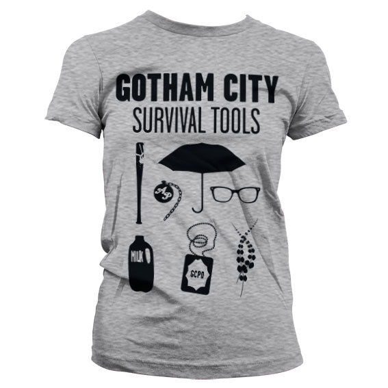 Billede af DC Comics, DC Comics: Gotham Survival Tools T-shirt (Kvinder)