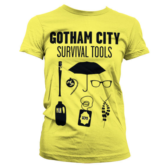 Billede af DC Comics, DC Comics: Gotham Survival Tools T-shirt (Kvinder)