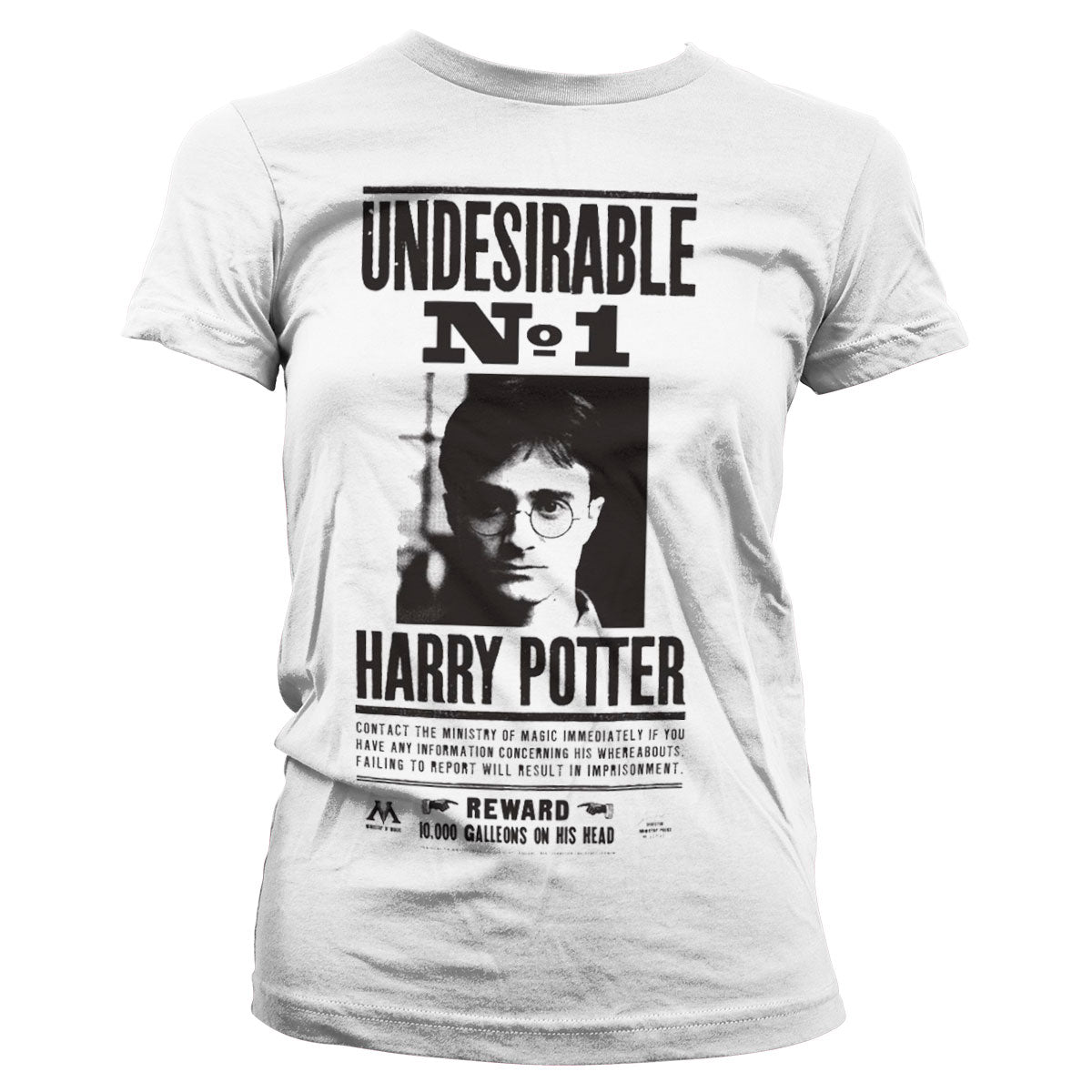 Billede af Harry Potter, Harry Potter: Wanted Poster T-Shirt (Kvinder)