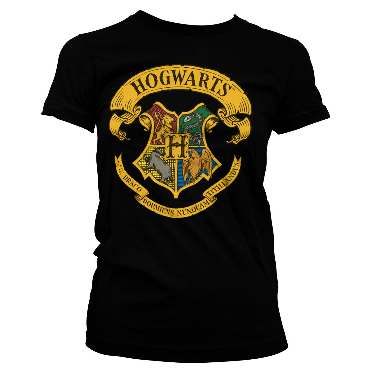 Billede af Harry Potter, Harry Potter: Hogwarts Crest T-Shirt (Kvinder)