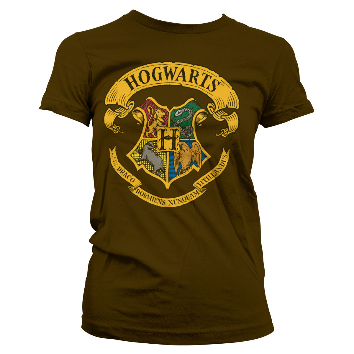 Billede af Harry Potter, Harry Potter: Hogwarts Crest T-Shirt (Kvinder)