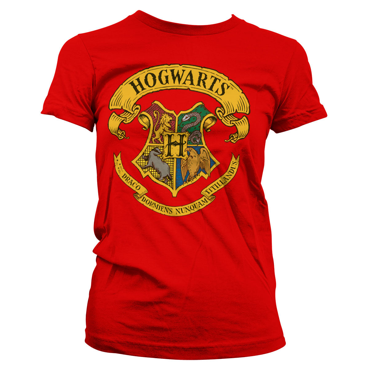 Billede af Harry Potter, Harry Potter: Hogwarts Crest T-Shirt (Kvinder)