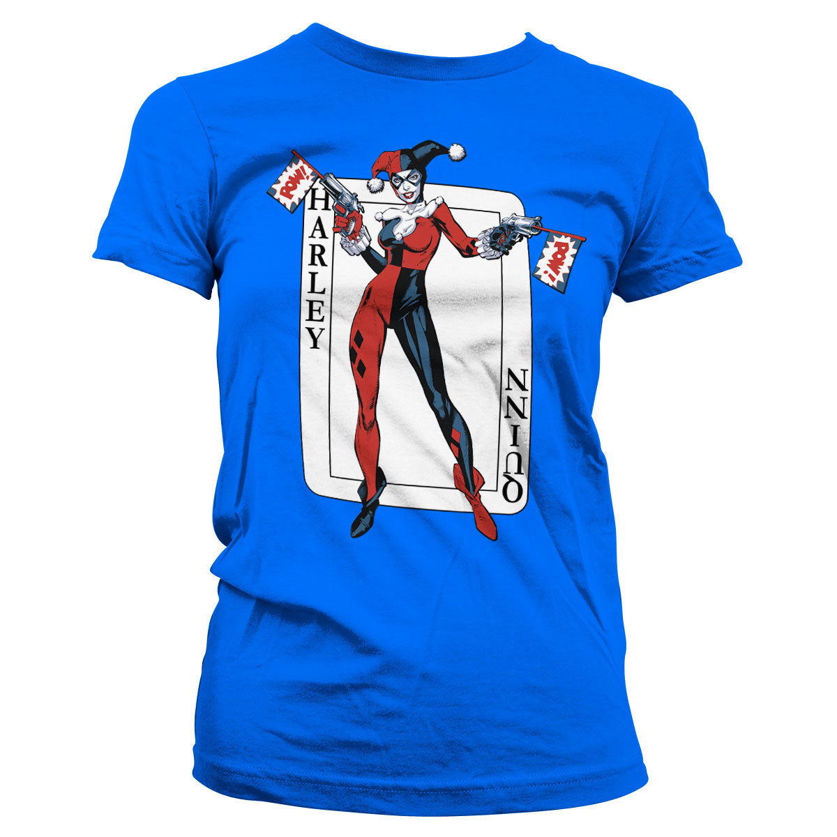 Billede af DC Comics, DC Comics: Harley Quinn Card Games T-Shirt (Kvinder)
