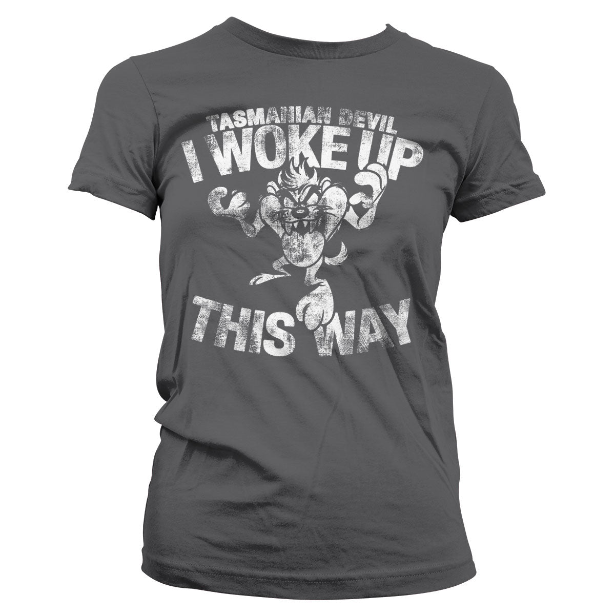 Billede af Looney Tunes, Looney Tunes: Tasmanian Devil - I Woke Up This Way T-Shirt (Kvinder)