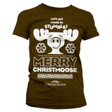 Billede af Fars Fede Ferie, Fars Fede Ferie: Merry Christmoose T-Shirt (Kvinder)