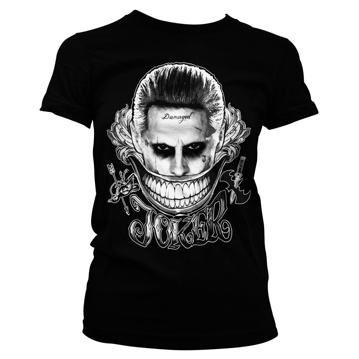 Billede af Suicide Squad: Joker - Damaged T-Shirt (Kvinder)