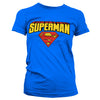 Billede af Superman, Superman: Blockletter Logo T-shirt (Kvinder)