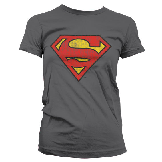 Billede af Superman, Superman: Washed Shield T-shirt (Kvinder)