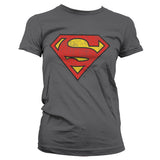Billede af Superman, Superman: Washed Shield T-shirt (Kvinder)