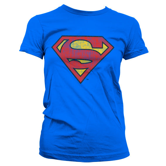 Billede af Superman, Superman: Washed Shield T-shirt (Kvinder)