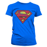 Billede af Superman, Superman: Washed Shield T-shirt (Kvinder)