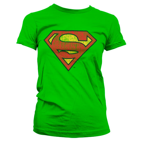 Billede af Superman, Superman: Washed Shield T-shirt (Kvinder)