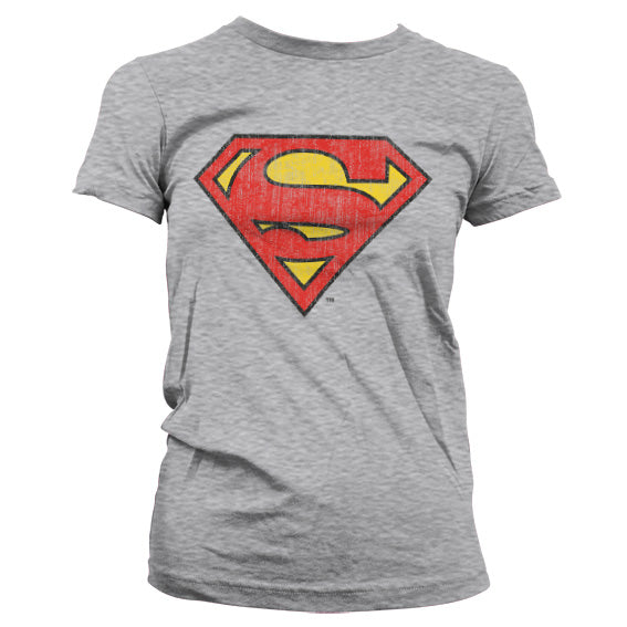 Billede af Superman, Superman: Washed Shield T-shirt (Kvinder)