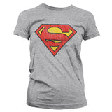 Billede af Superman, Superman: Washed Shield T-shirt (Kvinder)