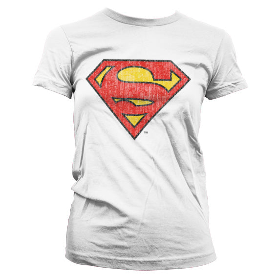 Billede af Superman, Superman: Washed Shield T-shirt (Kvinder)