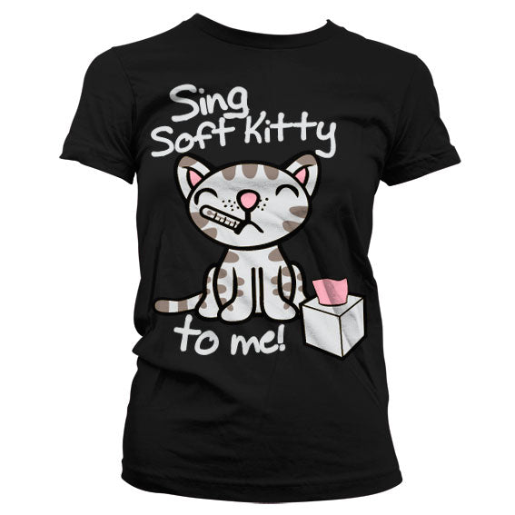 Billede af The Big Bang Theory, Sing Soft Kitty To Me T-shirt (Kvinder)