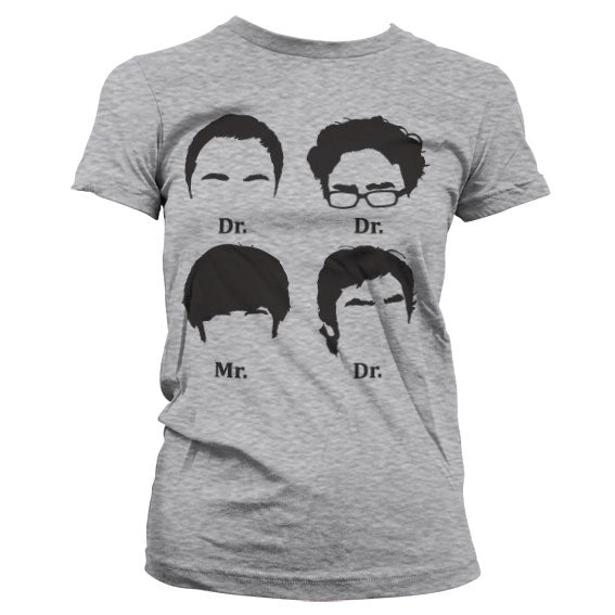 Billede af The Big Bang Theory, Prefix Heads T-shirt (Kvinder)