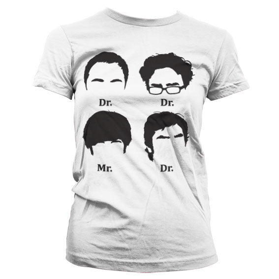 Billede af The Big Bang Theory, Prefix Heads T-shirt (Kvinder)