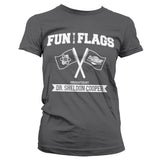 Billede af The Big Bang Theory, Fun With Flags T-Shirt (Kvinder)
