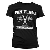 Billede af The Big Bang Theory, Fun With Flags T-Shirt (Kvinder)