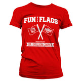 Billede af The Big Bang Theory, Fun With Flags T-Shirt (Kvinder)